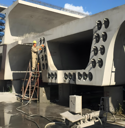 雷鸣镇压浆料施工流程及注意事项